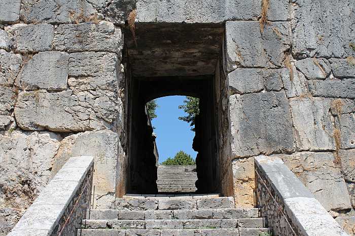 Ancient gate in Alatri, Italy.