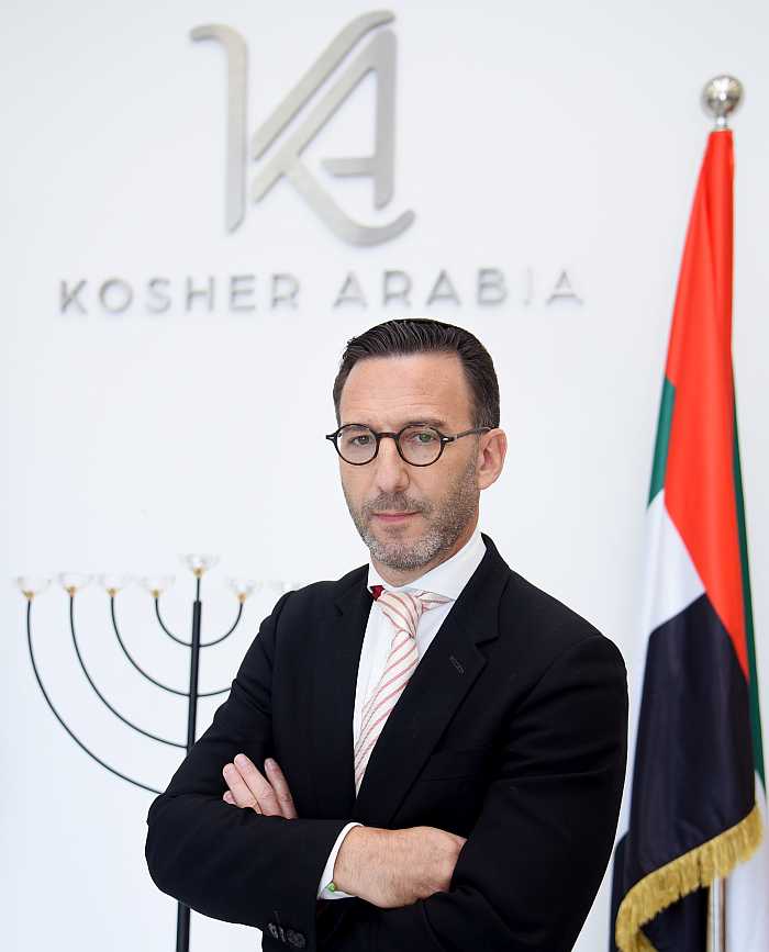 Ross Kriel is one of the founders of the Jewish community in the UAE.