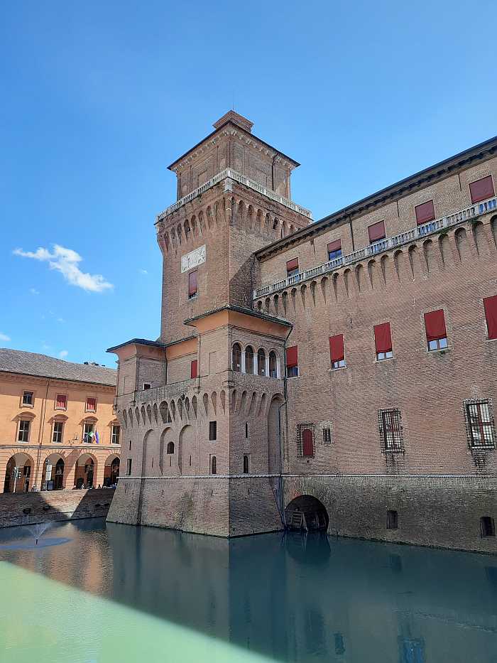 Castle in Ferrara, Italy.