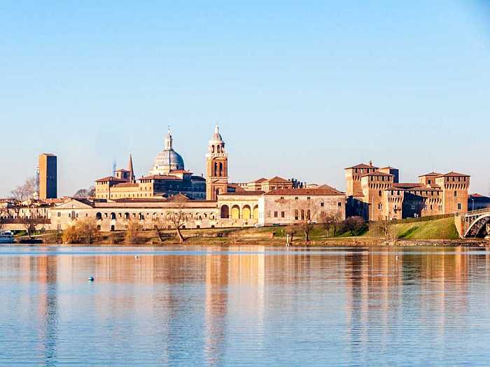 View of Mantua from the river.