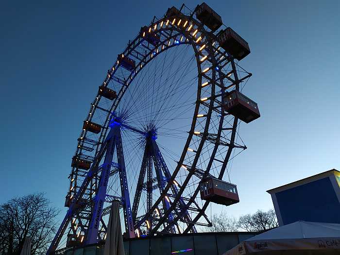 Vienna Ferris Wheel at Prater Amusement Park