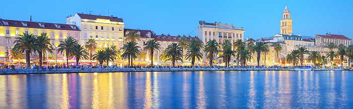 Passover program on the Adriatic Sea in Split, Croatia.