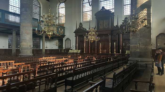 The Portuguese Synagogue in Amsterdam.