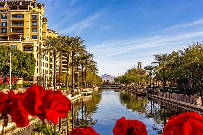 Old Town district in Scottsdale.