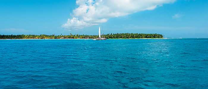 Beach in the Caribbean.