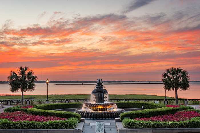 Waterfront park in Charleston, SC