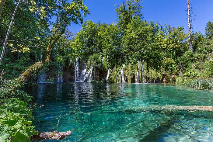 Plitvice Lakes National Park in Croatia.