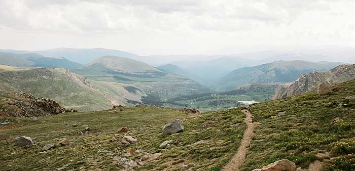 Mount Evans front range in Colorado.