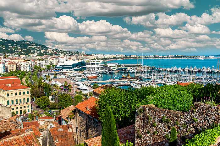 Le Suquet - old town in Cannes.