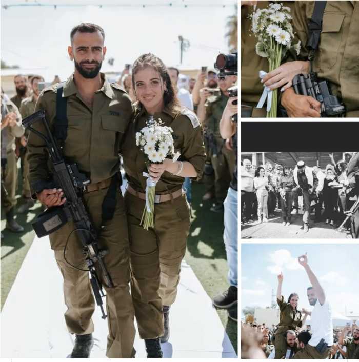 Weddings on Israeli army bases during war time.
