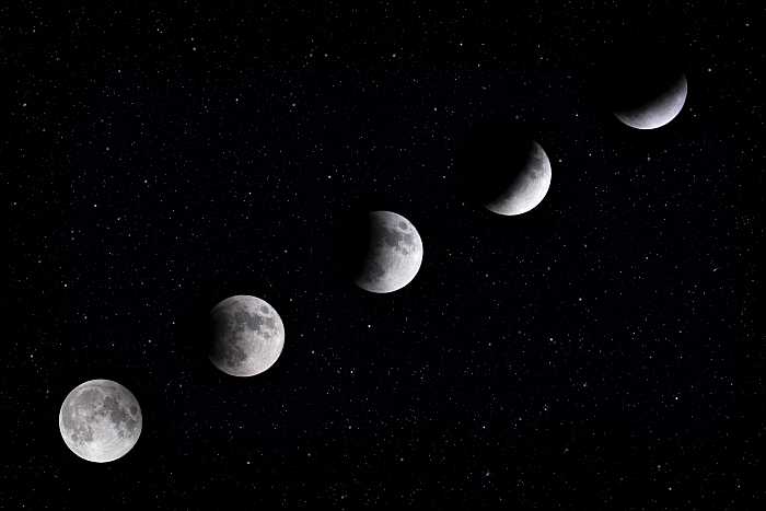 Different phases of the moon - Jewish calendar is lunar calendar.