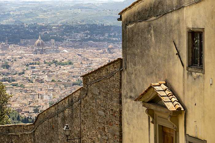 Day trip from Florence to Fiesole, Italy.