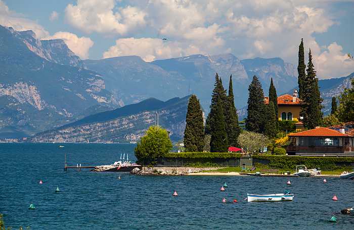 Lake Garda in summer.