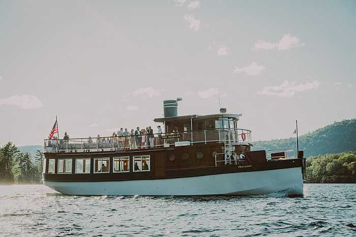 Steamship boat ride on Lake George.