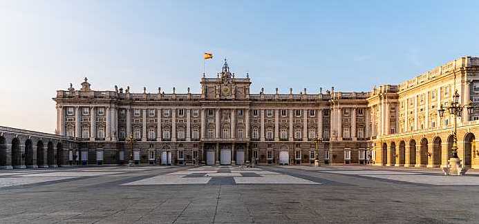 Royal Palace in Madrid.