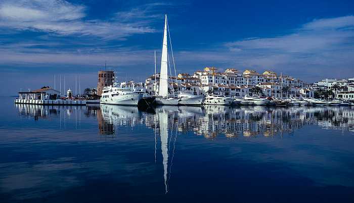 Puerto Banus in Marbella, Spain.