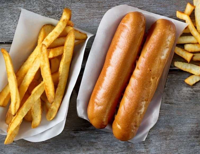 Serve kids hotdogs and french fries on erev Pesach.