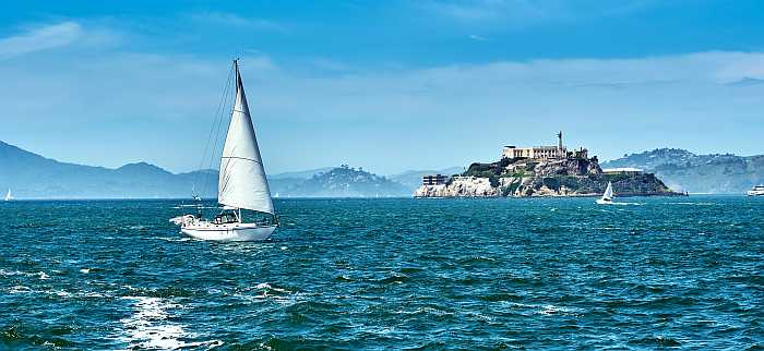 Alcatraz Island in San Francisco.