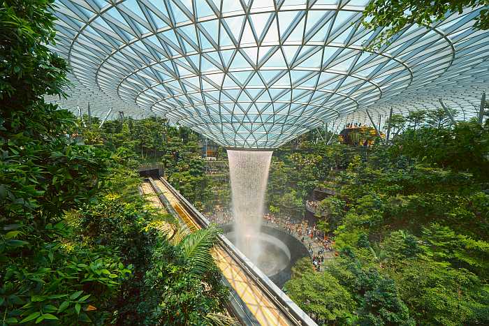 The Jewel at Changi Airport in Singapore.