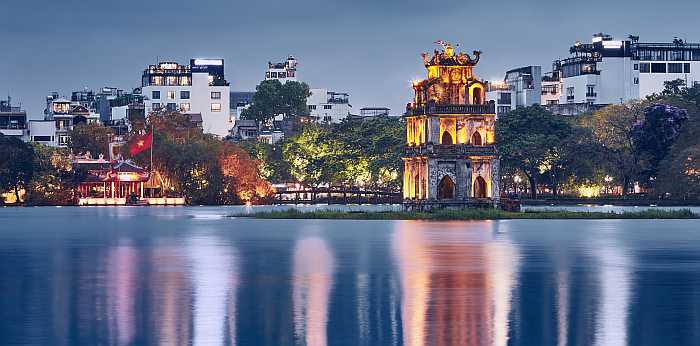 Hanoi's old quarter. 