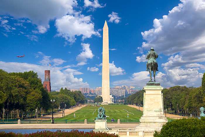 Washington Monument and National Mall in Washington, D.C.